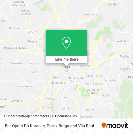 Bar Opera Do Karaoke map