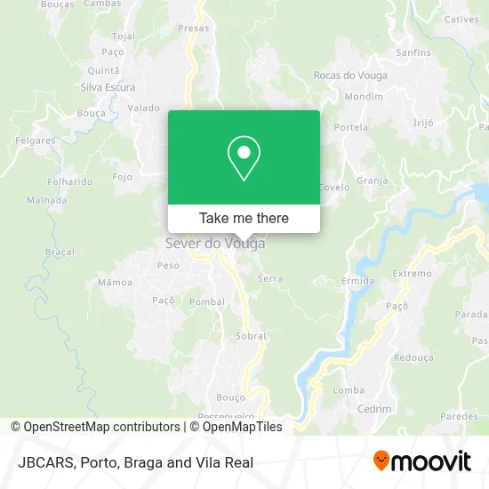 JBCARS map