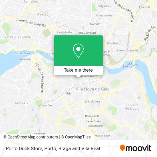 Porto Duck Store map