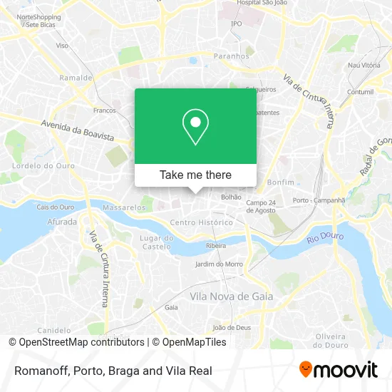 Romanoff map