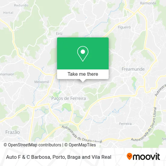 Auto F & C Barbosa map