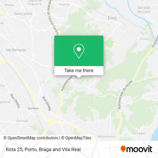 Rota 25 mapa