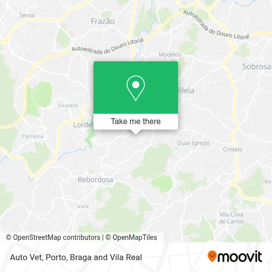 Auto Vet map