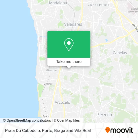 Praia Do Cabedelo map