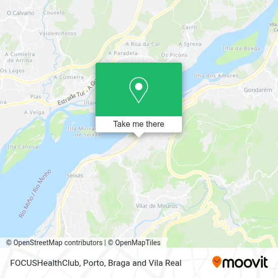 FOCUSHealthClub map