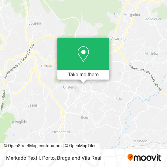 Merkado Textil map