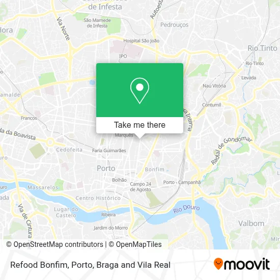 Refood Bonfim map