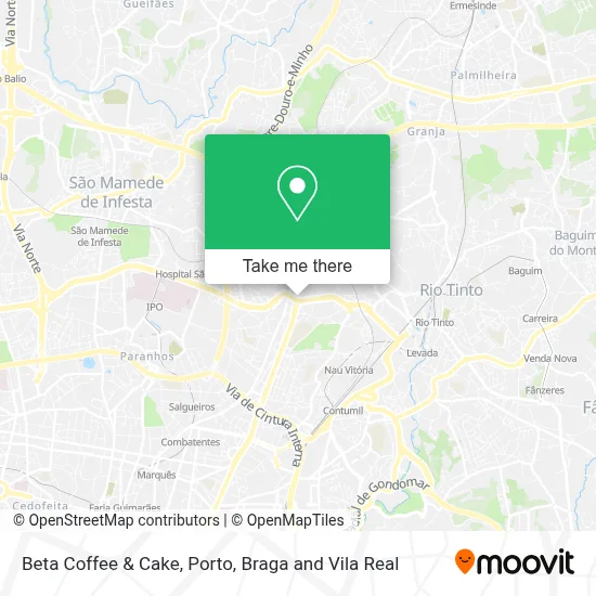 Beta Coffee & Cake map