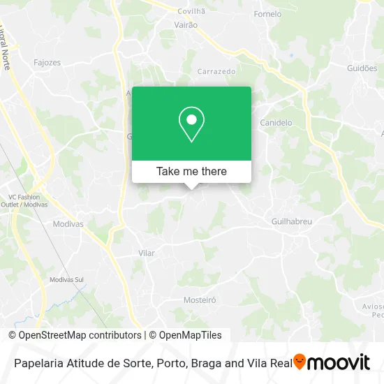 Papelaria Atitude de Sorte map