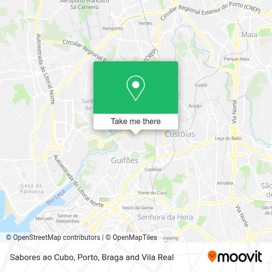 Sabores ao Cubo map