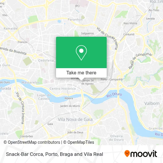 Snack-Bar Corca map