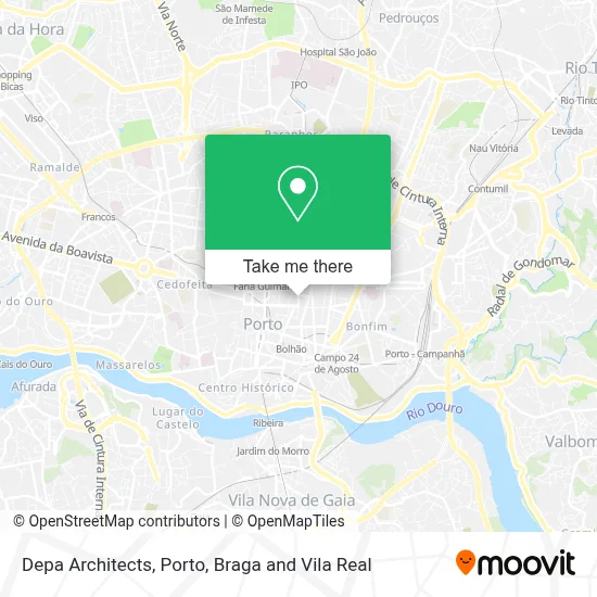 Depa Architects map