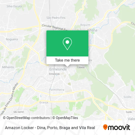 Amazon Locker - Dina map