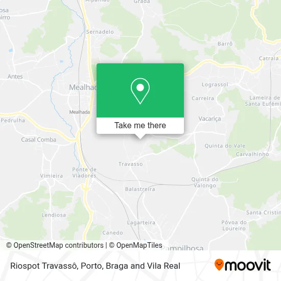 Riospot Travassô map