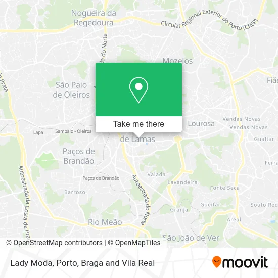 Lady Moda map