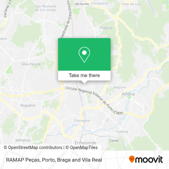 RAMAP Peças map
