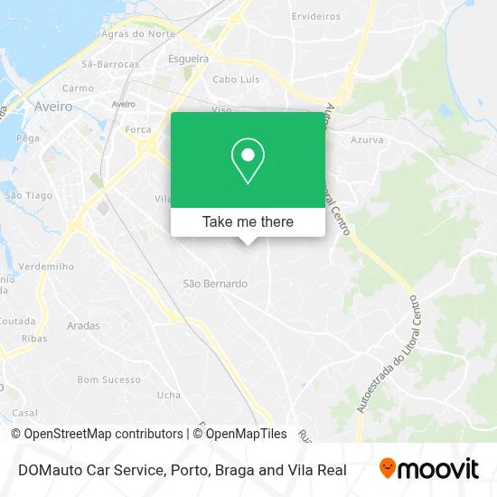 DOMauto Car Service map