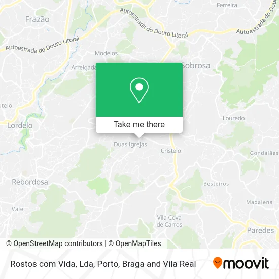 Rostos com Vida, Lda mapa
