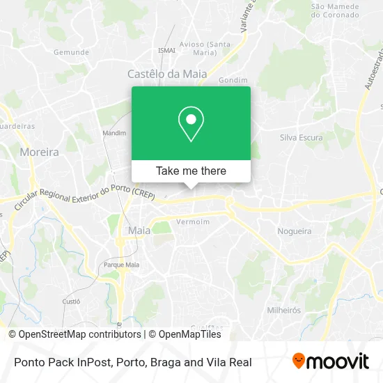 Ponto Pack InPost map