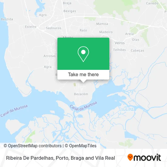 Ribeira De Pardelhas map