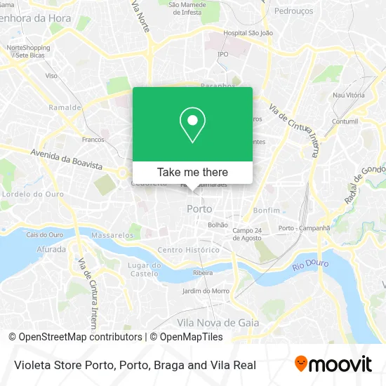 Violeta Store Porto map
