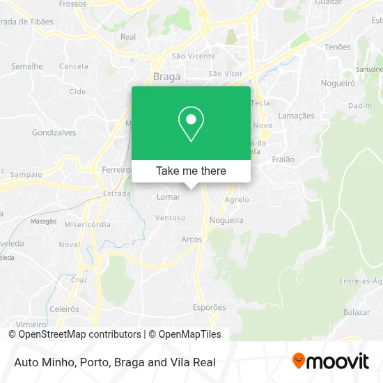 Auto Minho map