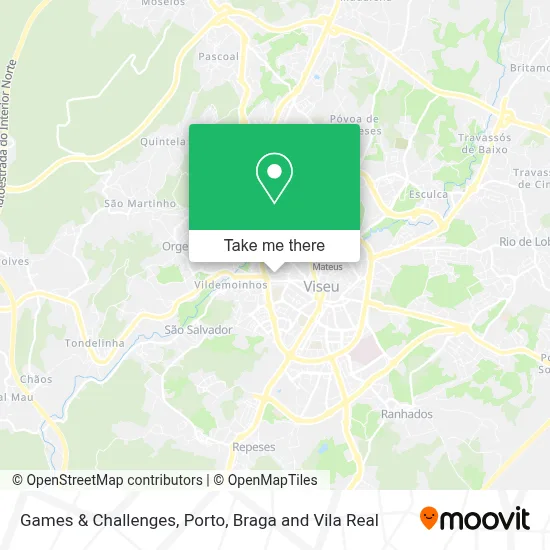 Games & Challenges map