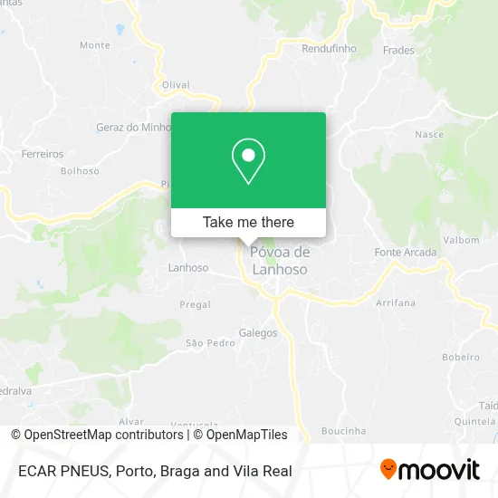 ECAR PNEUS map