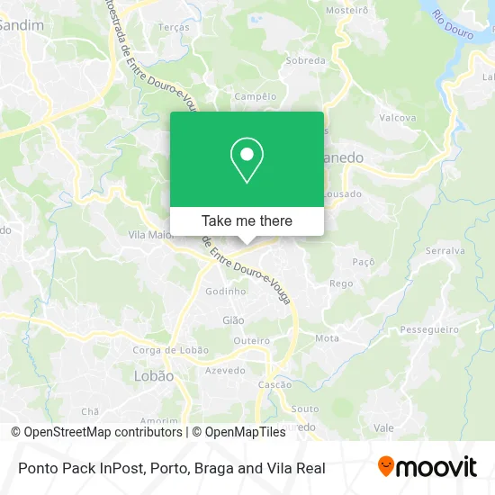 Ponto Pack InPost map