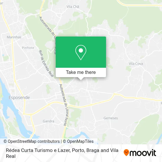 Rédea Curta Turismo e Lazer map