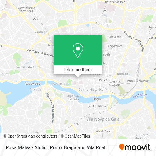 Rosa Malva - Atelier map