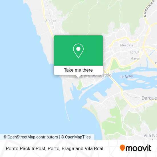 Ponto Pack InPost map