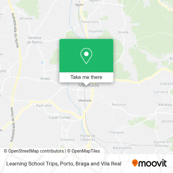 Learning School Trips map
