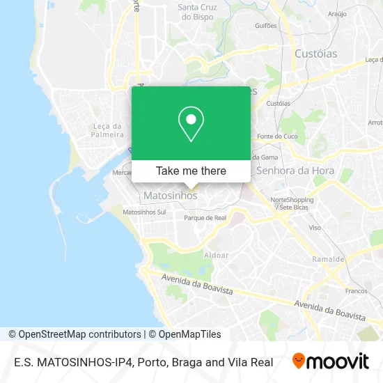 E.S. MATOSINHOS-IP4 map