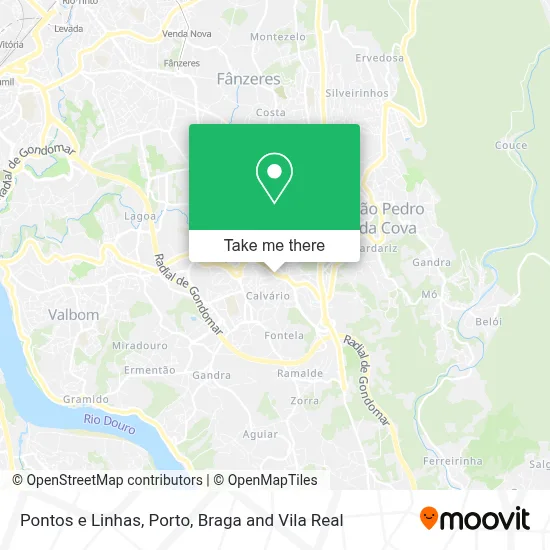 Pontos e Linhas map