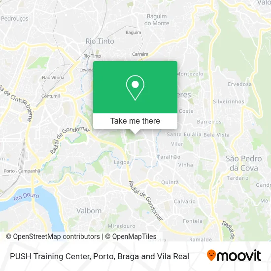 PUSH Training Center map