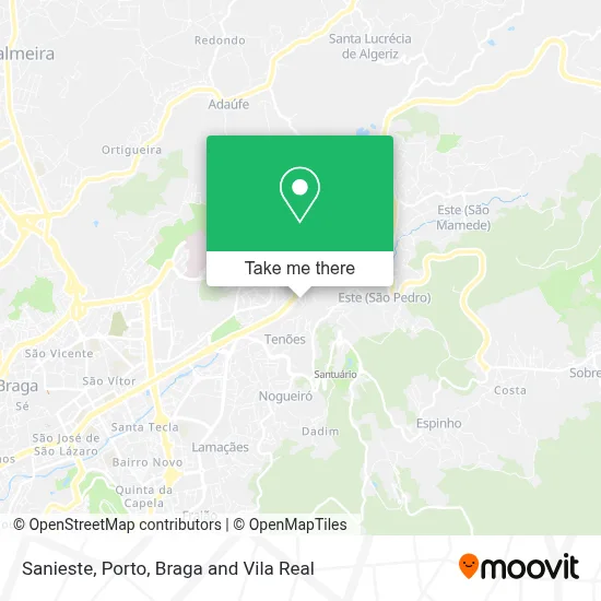 Sanieste map