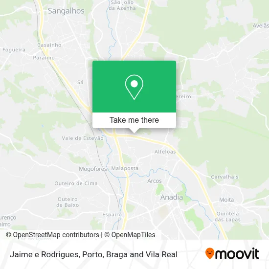 Jaime e Rodrigues map