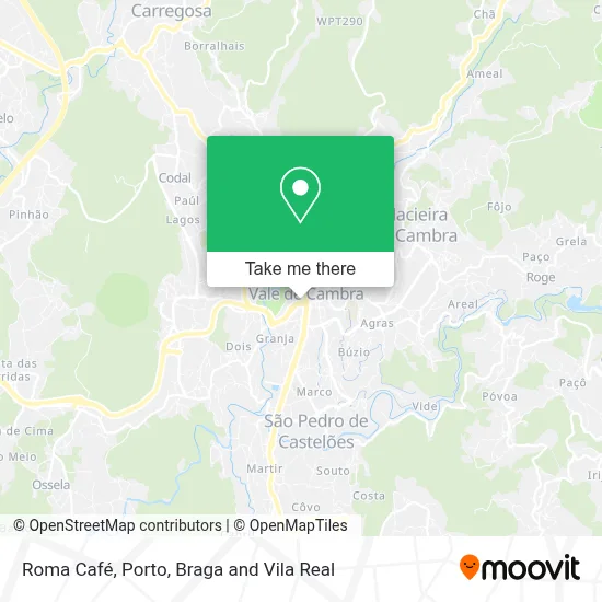 Roma Café map