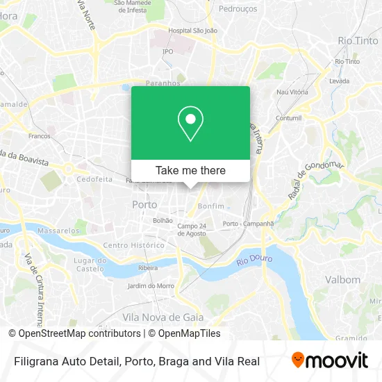 Filigrana Auto Detail map