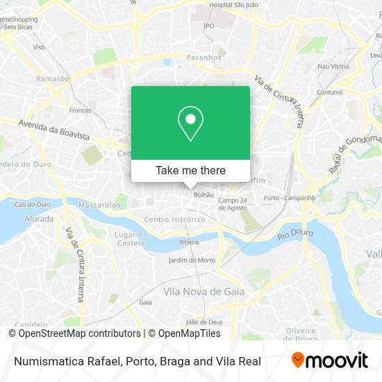 Numismatica Rafael map