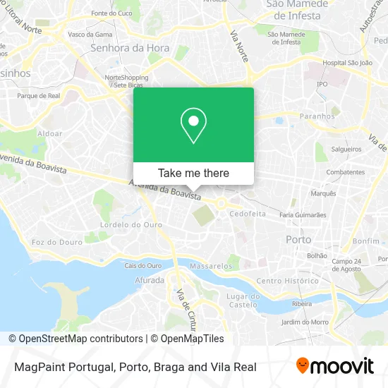 MagPaint Portugal map