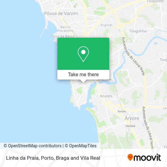 Linha da Praia map
