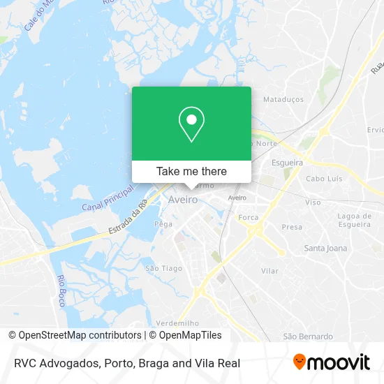 RVC Advogados mapa