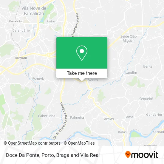 Doce Da Ponte map