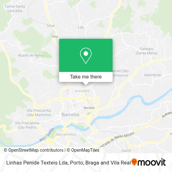 Linhas Penide Texteis Lda map