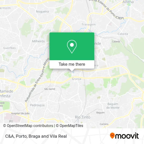 C&A map