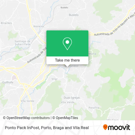 Ponto Pack InPost map