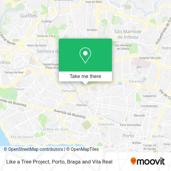 Like a Tree Project map