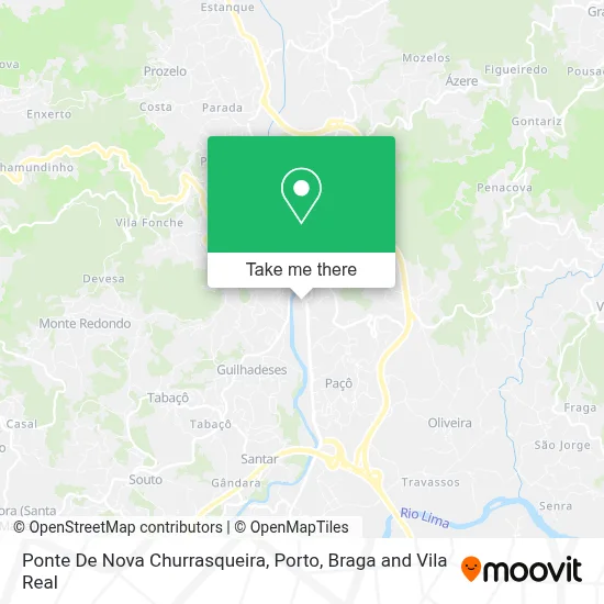 Ponte De Nova Churrasqueira map
